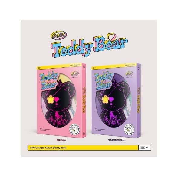 Amazon.com: STAYC - TEDDY BEAR 4th Single Album+Folded Poster (FUN